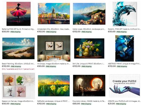 Can You Sell AI Generated Art on Etsy? A Detailed Exploration