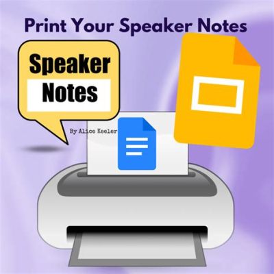 how do you print speaker notes in google slides